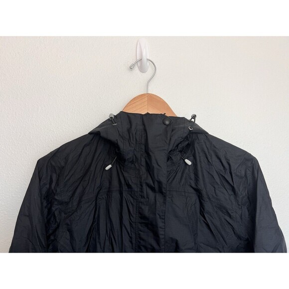 L.L.Bean Women's Trail Model Rain Coat Black Size Small Gorpcore Windbreaker - Picture 2 of 9